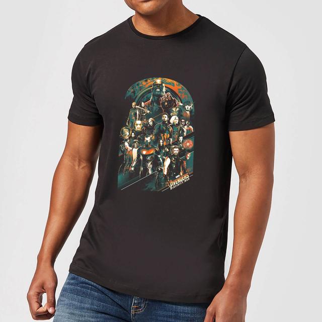 Marvel Avengers Infinity War Avengers Team T-Shirt - Black - 3XL on Productcaster.