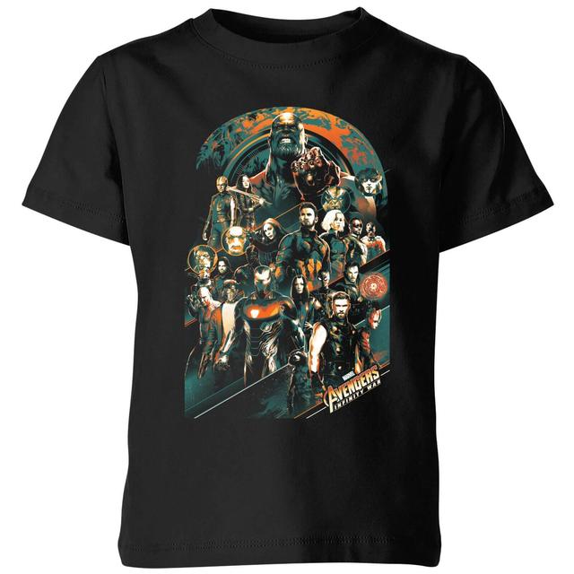 Marvel Avengers Infinity War T-shirt Team - Kinderen - Zwart on Productcaster.