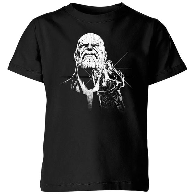 Camiseta para niño Avengers Infinity War Fierce Thanos de Marvel - Negro - 5-6 años on Productcaster.