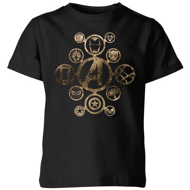 Marvel Avengers Infinity War Icon Kinder T-Shirt - Schwarz - 9-10 Jahre on Productcaster.