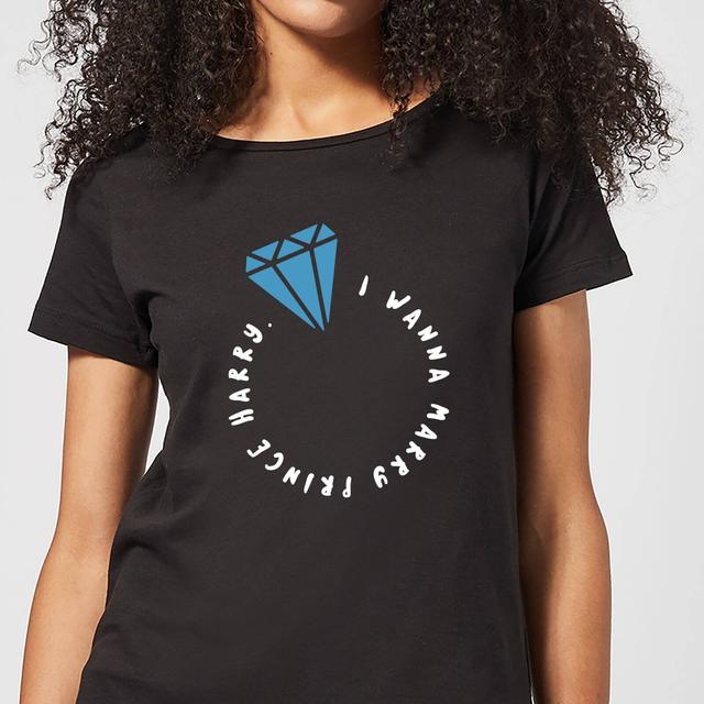 I Wanna Marry Prince Harry Women's T-Shirt - Black - M - Schwarz on Productcaster.