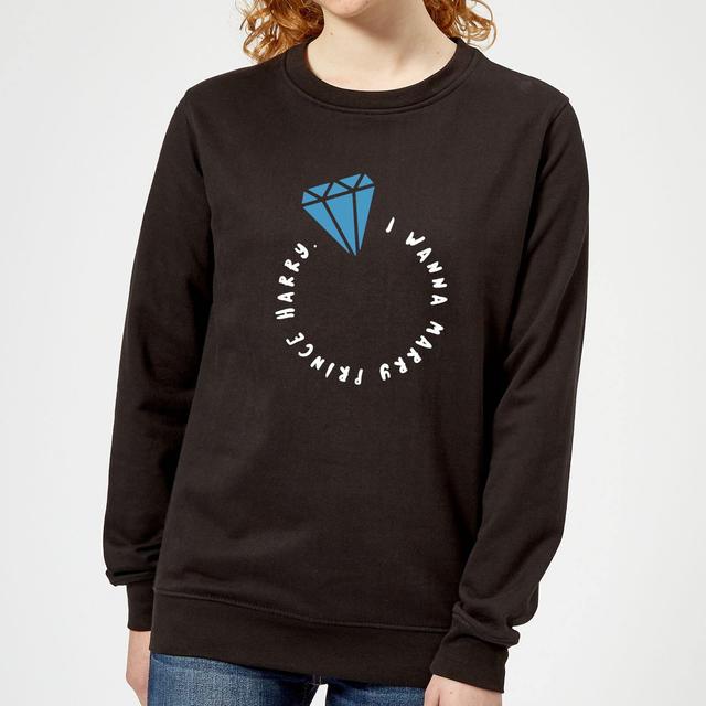 I Wanna Marry Prince Harry Women's Sweatshirt - Black - S - Schwarz on Productcaster.