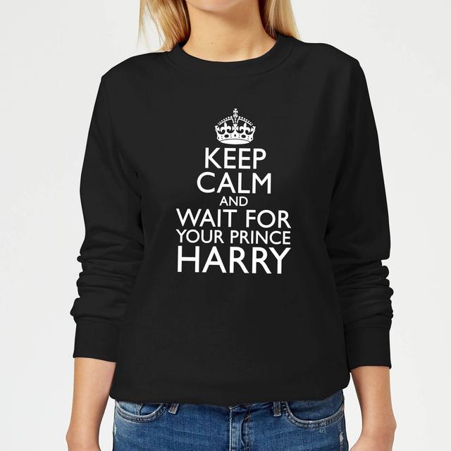 Keep Calm Wait Women's Sweatshirt - Black - XL - Schwarz on Productcaster.