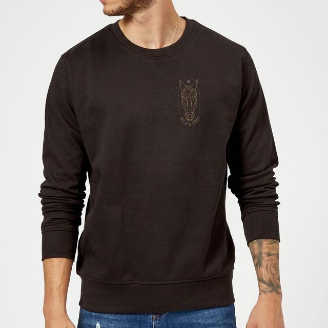 Wild And Free Sweatshirt - Black - M - Black on Productcaster.