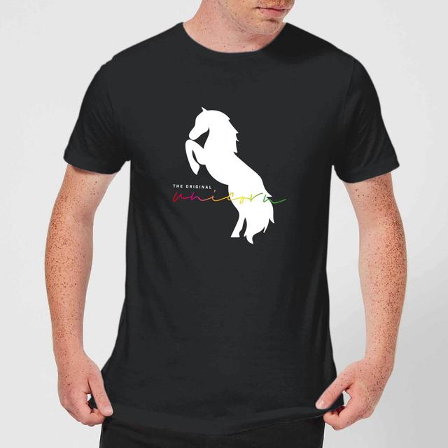 The Original Unicorn T-Shirt - Black - M - Schwarz on Productcaster.