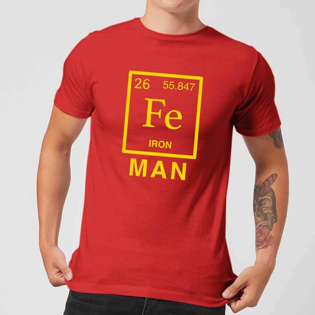 Fe Man T-Shirt - Red - S on Productcaster.