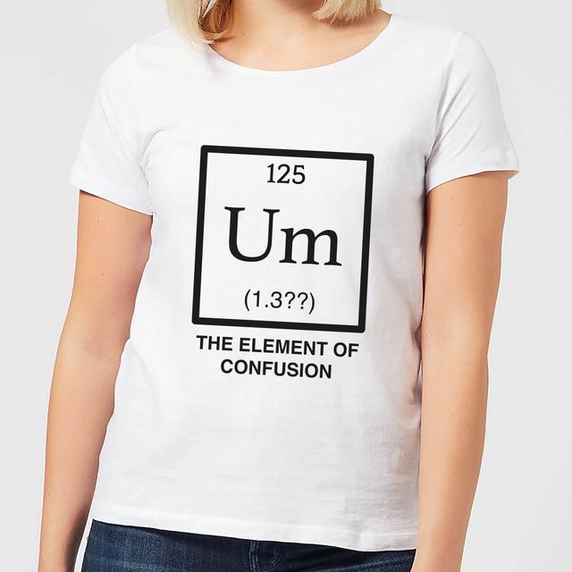 The Element Of Confusion Women's T-Shirt - White - S - Weiß on Productcaster.