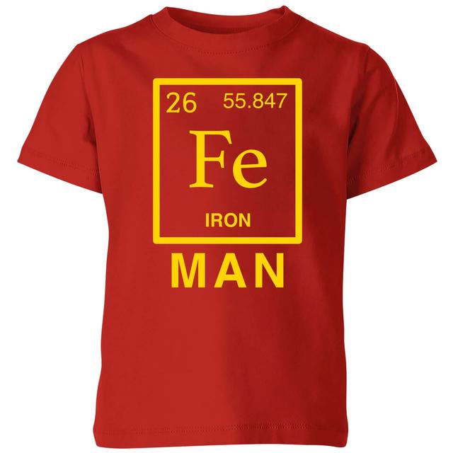 Fe Man Kids' T-Shirt - Red - 11-12 Jahre - Rot on Productcaster.