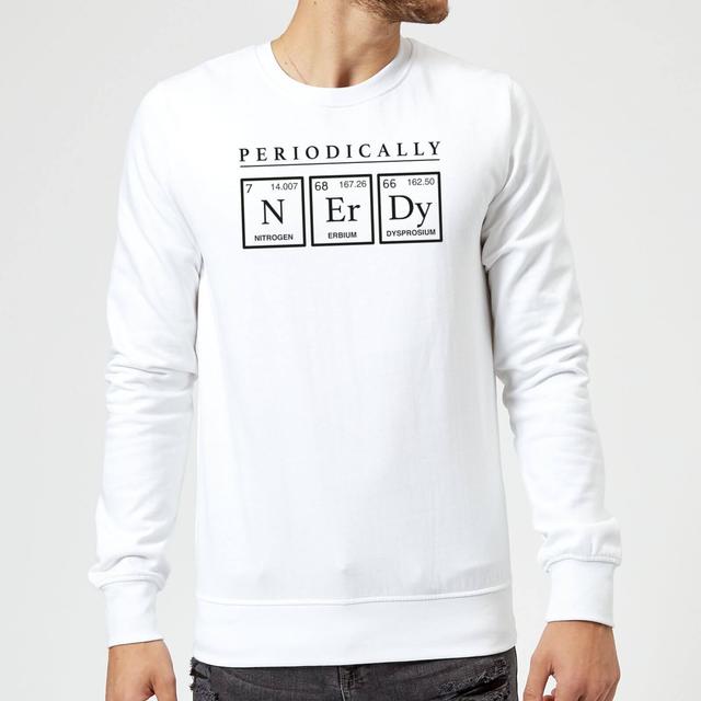 Periodically Nerdy Sweatshirt - White - XXL - Weiß on Productcaster.