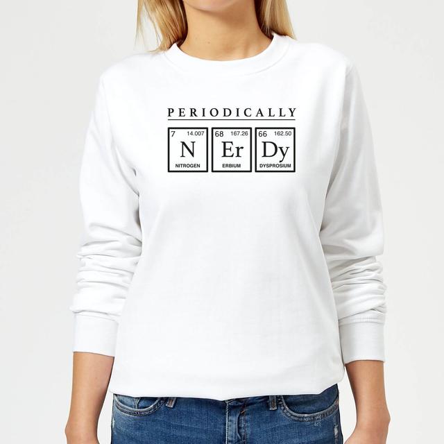 Periodically Nerdy Women's Sweatshirt - White - XS - Weiß on Productcaster.