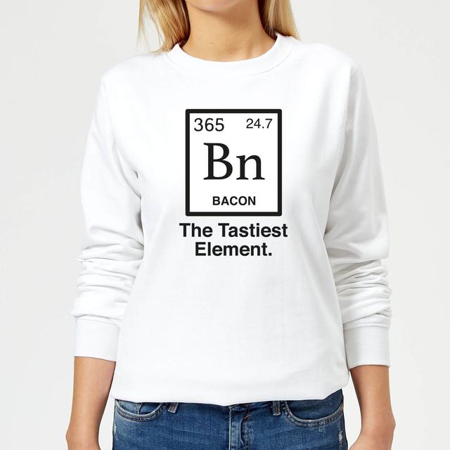 Bacon Element Women's Sweatshirt - White - S - Weiß on Productcaster.