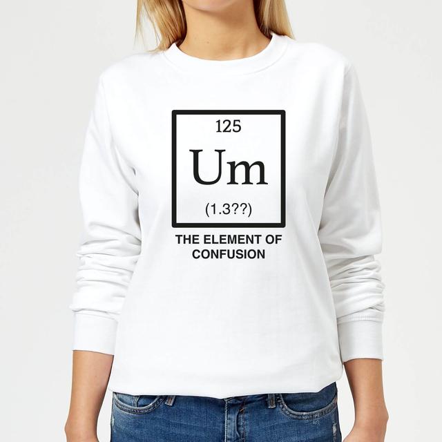 The Element Of Confusion Women's Sweatshirt - White - S - Weiß on Productcaster.