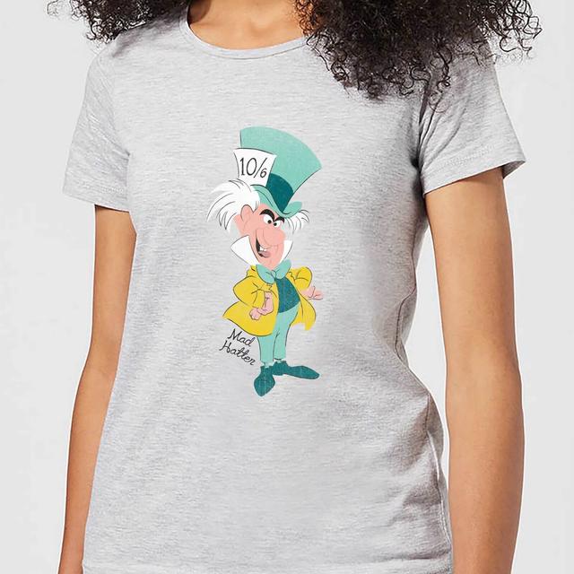 Camiseta Disney Alicia en el País de las Maravillas Sombrerero Loco - Mujer - Gris - XXL on Productcaster.