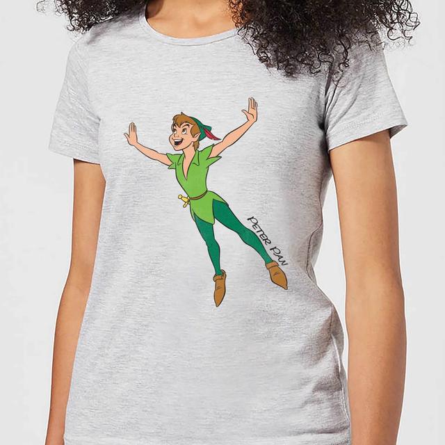 Disney Peter Pan beim Fliegen Damen T-Shirt - Grau - L on Productcaster.