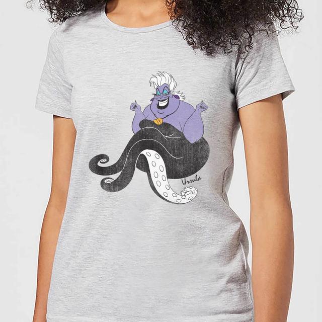 Disney Ariellele die Meerjungfrau Ursula Classic Damen T-Shirt - Grau - XL on Productcaster.