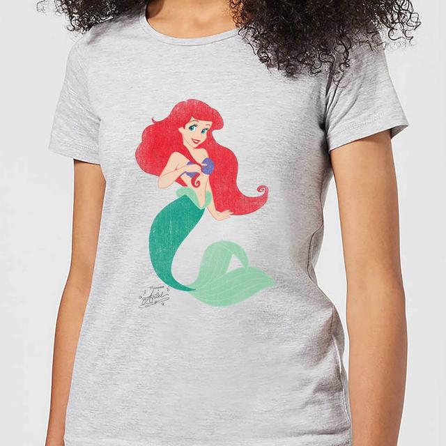 Disney Prinzessin Ariellele die Meerjungfrau Arielle Classic Damen T-Shirt - Grau - XXL on Productcaster.