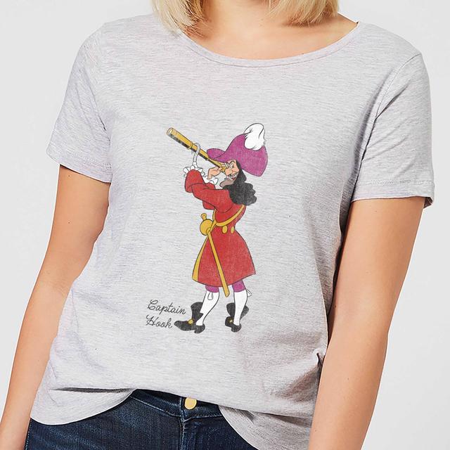 T-Shirt Disney Peter Pan Captain Hook Classic - Grigio - Donna - L - Grigio on Productcaster.