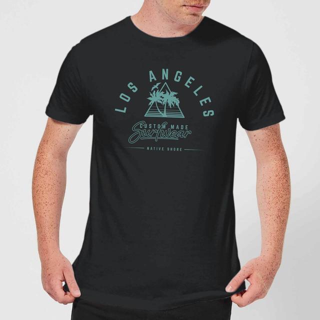 Native Shore Men's Los Angeles Surfwear T-Shirt - Black - 5XL - Schwarz on Productcaster.