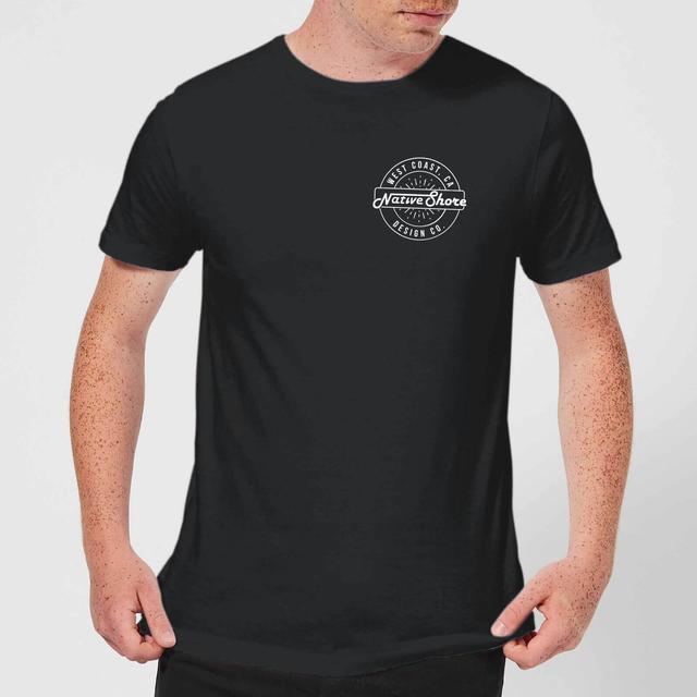 Native Shore Men's West Coast T-Shirt - Black - 5XL - Black on Productcaster.