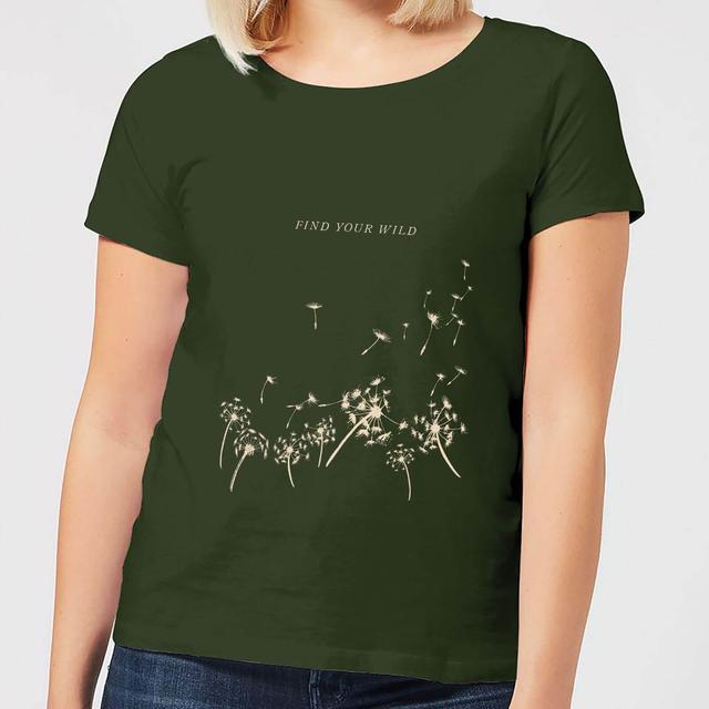 Find Your Wild Women's T-Shirt - Forest Green - L - Forest Green on Productcaster.