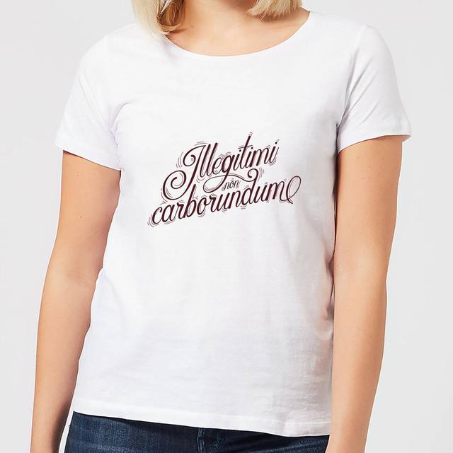 Illegitimi Women's T-Shirt - White - S - Weiß on Productcaster.