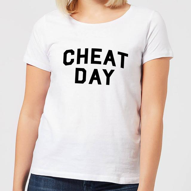 Cheat Day Women's T-Shirt - White - L - White on Productcaster.