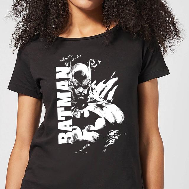 DC Comics Batman Urban Split Dames T-shirt - Zwart - L on Productcaster.