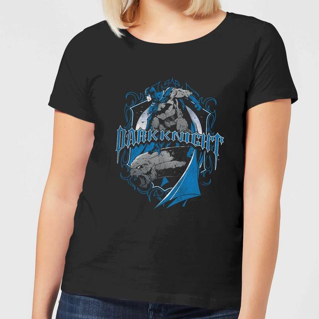 DC Comics Batman DK Knight Shield Women's T-Shirt - Black - XL - Black on Productcaster.