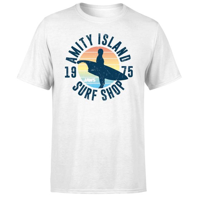 Jaws Amity Surf Shop T-shirt - Wit - XXL on Productcaster.