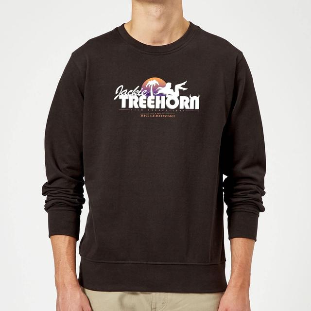 The Big Lebowski Treehorn Logo Sweatshirt - Black - L - Black on Productcaster.