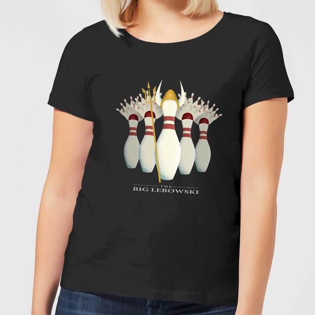 T-Shirt The Big Lebowski Pin Girls Damen - Schwarz - Damen - XXL - Schwarz on Productcaster.