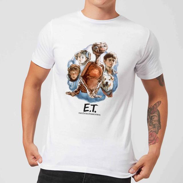 Camiseta E.T. el extraterrestre Retrato Personajes - Hombre - Blanco - S on Productcaster.