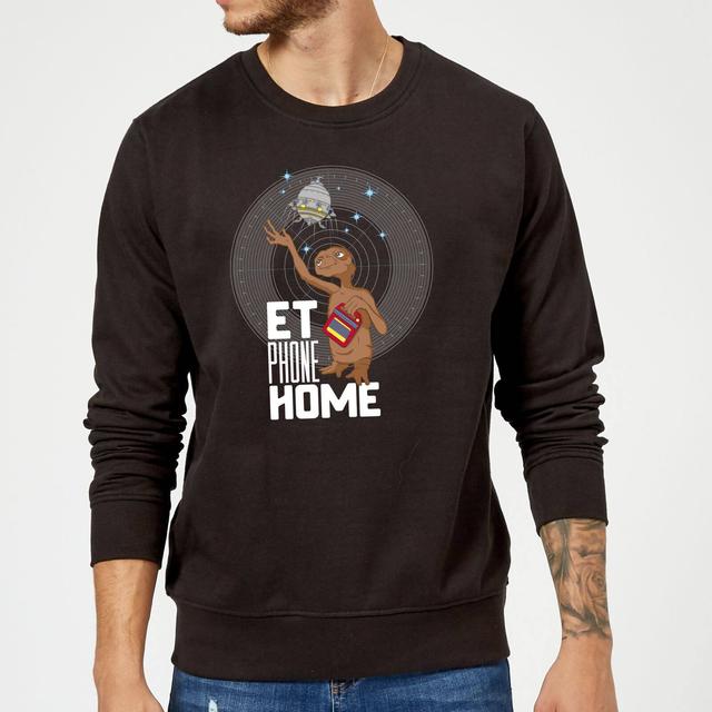 Sudadera E.T. el extraterrestre Phone Home - Hombre - Negro - S - Negro on Productcaster.