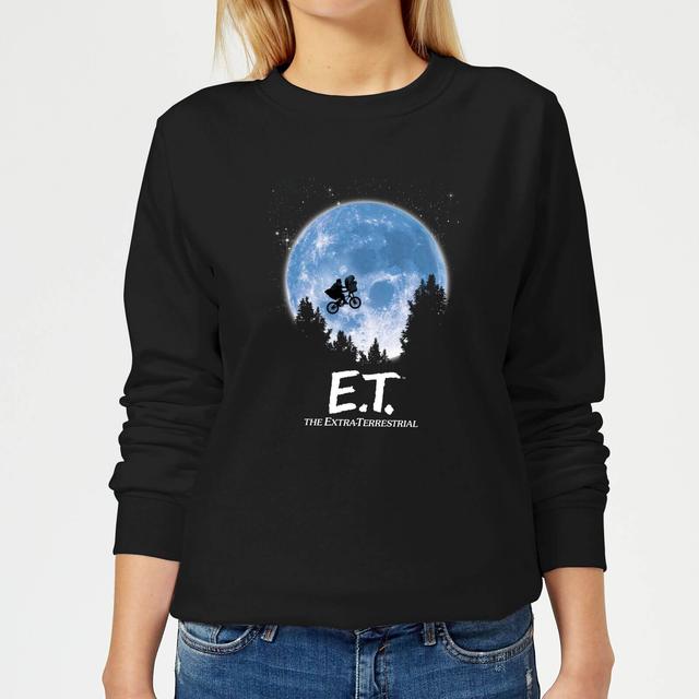 Sudadera E.T. el extraterrestre Luna - Mujer - Negro - XS on Productcaster.