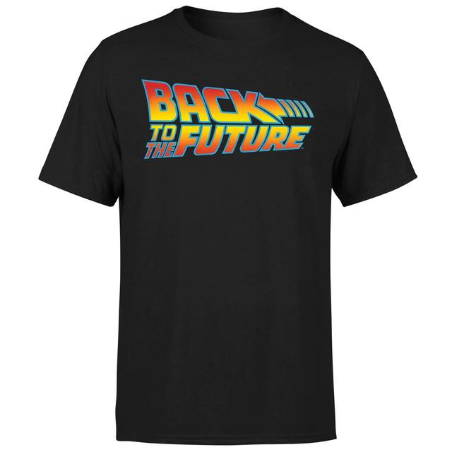 Camiseta Regreso al futuro Logo Clásico - Hombre - Negro - S on Productcaster.