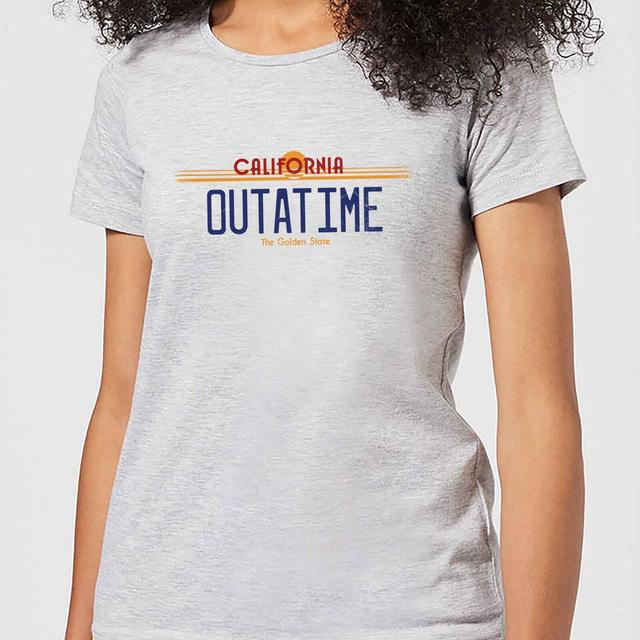 Camiseta Regreso al futuro Matrícula Outatime - Mujer - Gris - L on Productcaster.