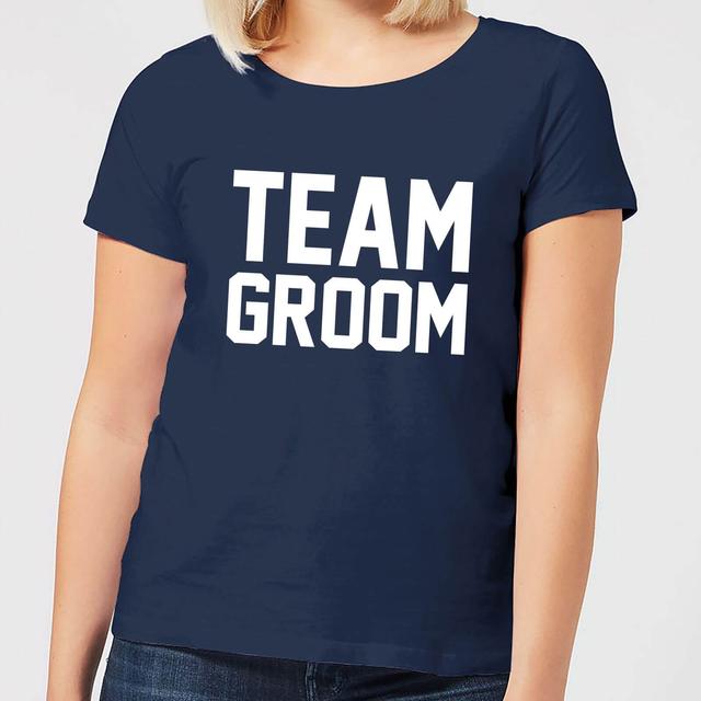 Team Groom Women's T-Shirt - Navy - XXL - Navy on Productcaster.