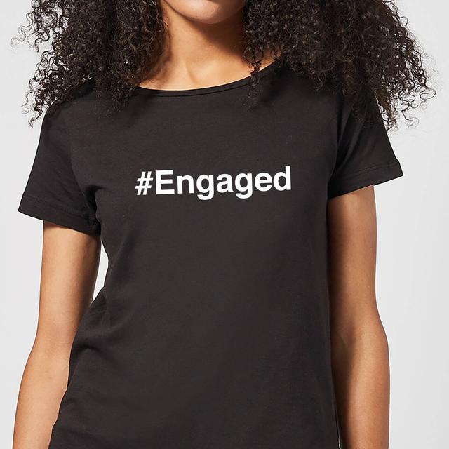 Engaged Women's T-Shirt - Black - XL - Schwarz on Productcaster.