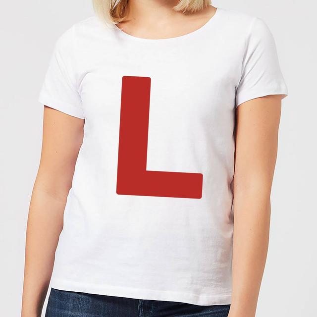 L Plate Women's T-Shirt - White - M - Weiß on Productcaster.