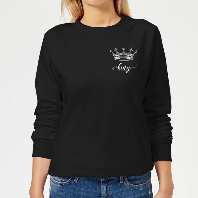 Kings Crown Women's Sweatshirt - Black - M - Schwarz on Productcaster.