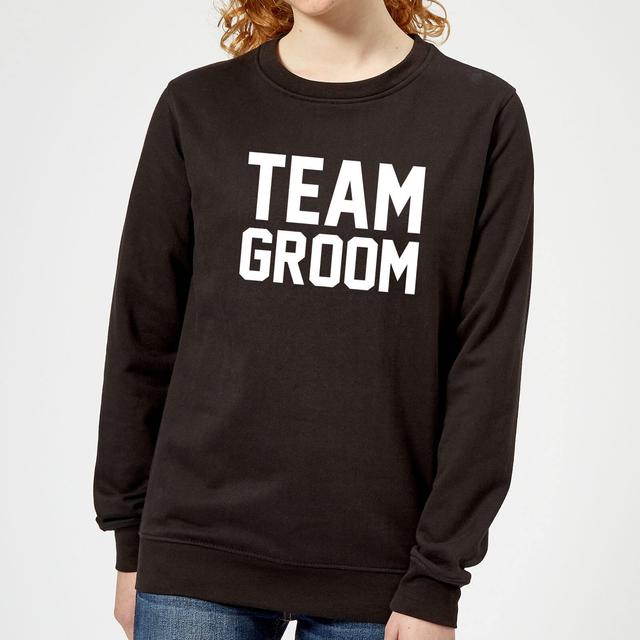 Team Groom Women's Sweatshirt - Black - L - Schwarz on Productcaster.