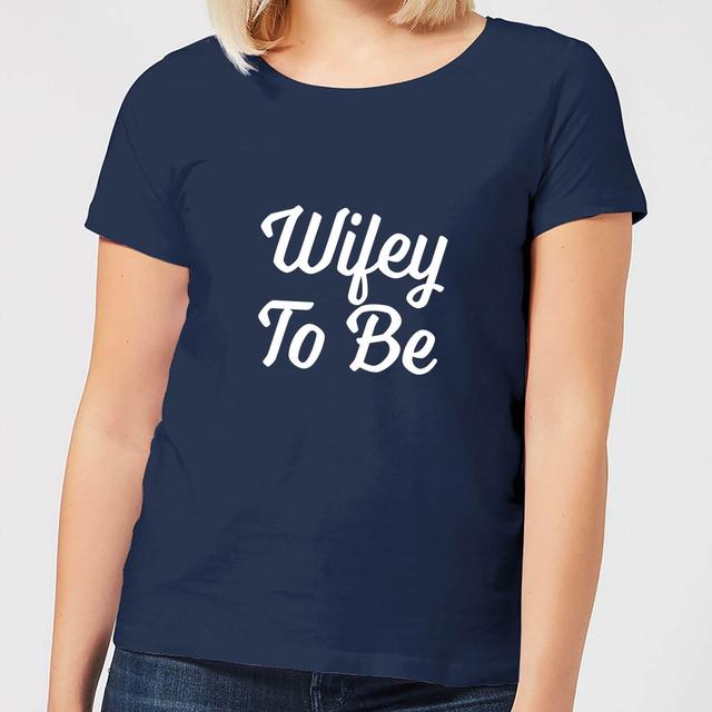 Wifey To Be Women's T-Shirt - Navy - XXL - Marineblau on Productcaster.