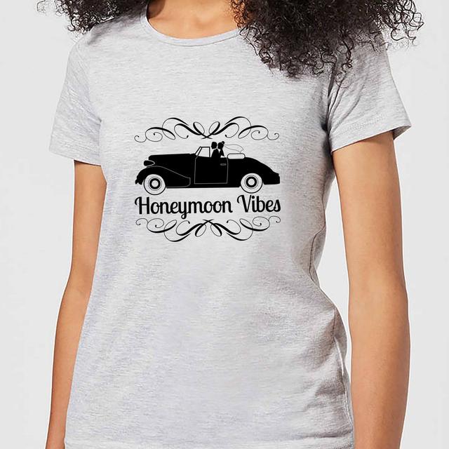 Honeymoon Vibes Women's T-Shirt - Grey - XL - Grau on Productcaster.