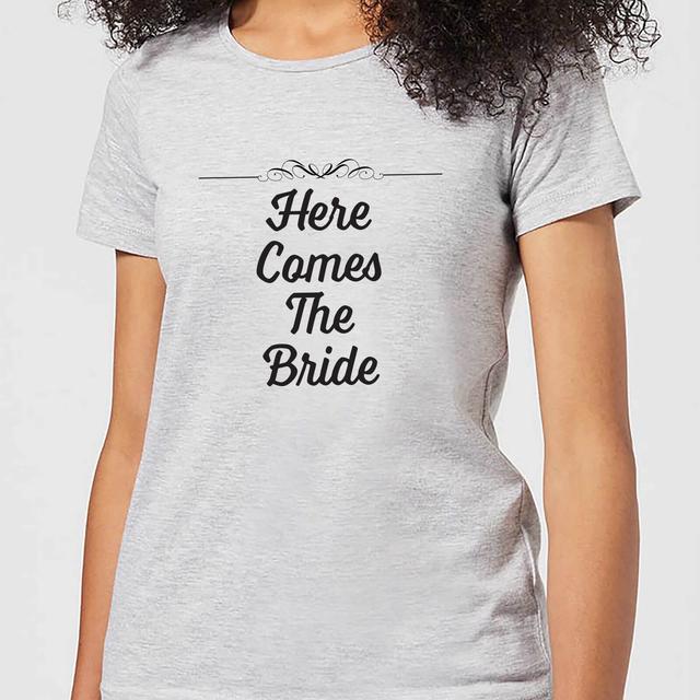 Here Comes The Bride Women's T-Shirt - Grey - 4XL - Grau on Productcaster.