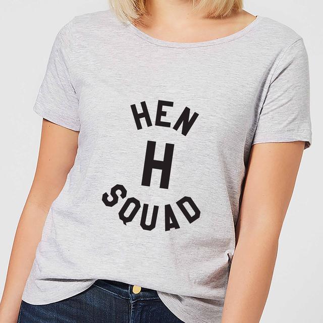 Hen 'H' Squad Women's T-Shirt - Grey - L - Grau on Productcaster.