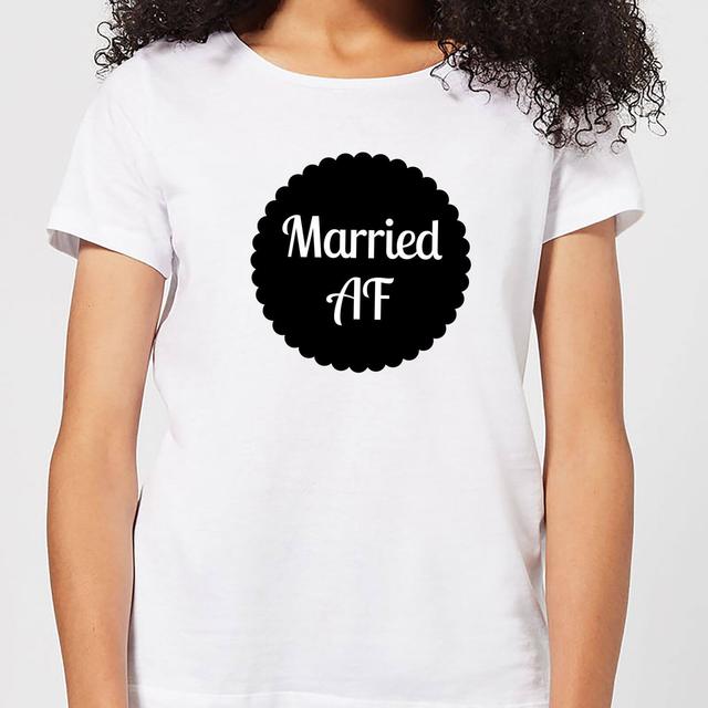 Married AF Women's T-Shirt - White - M - White on Productcaster.