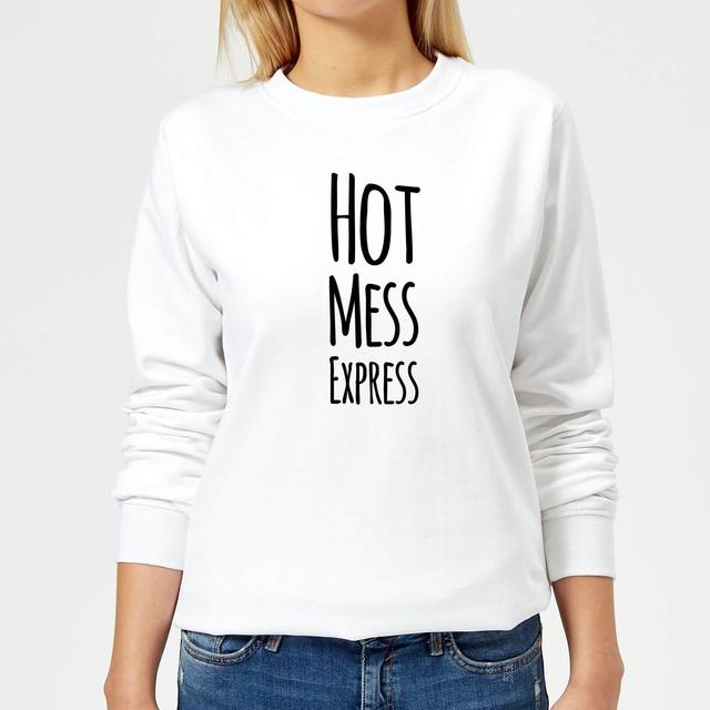 Hot Mess Express Women's Sweatshirt - White - L - White on Productcaster.