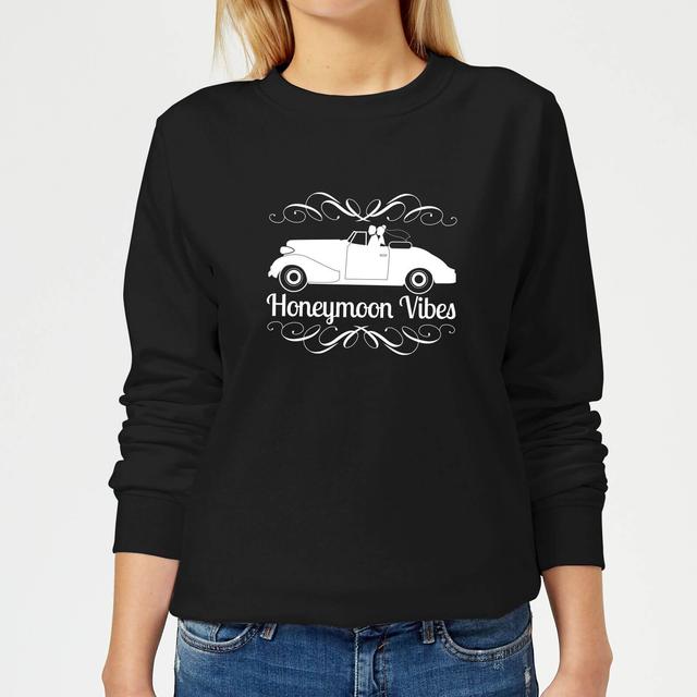 Honeymoon Vibes Women's Sweatshirt - Black - XXL - Schwarz on Productcaster.