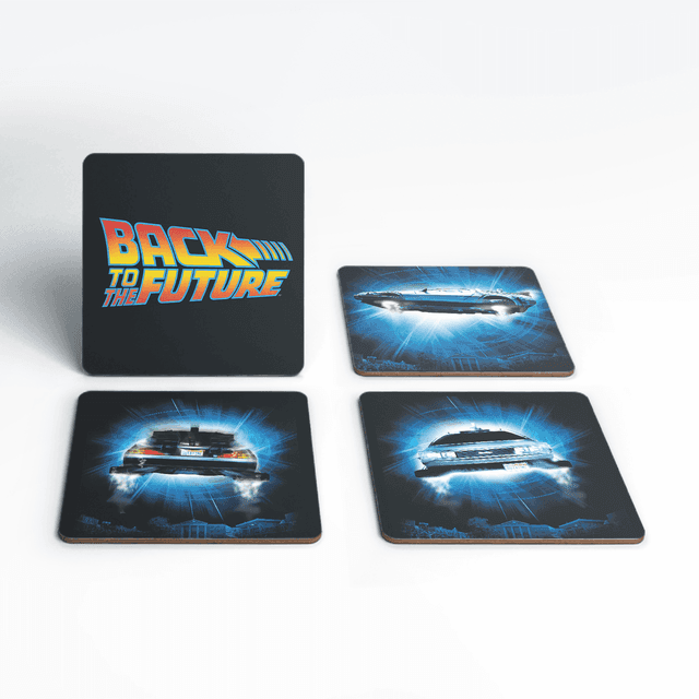 Posavasos Regreso al futuro Máquina del Tiempo DeLorean - 4 on Productcaster.