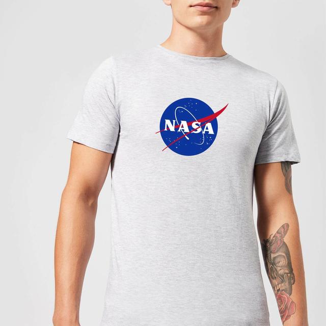 NASA Logo Insignia T-Shirt - Grau - 5XL on Productcaster.